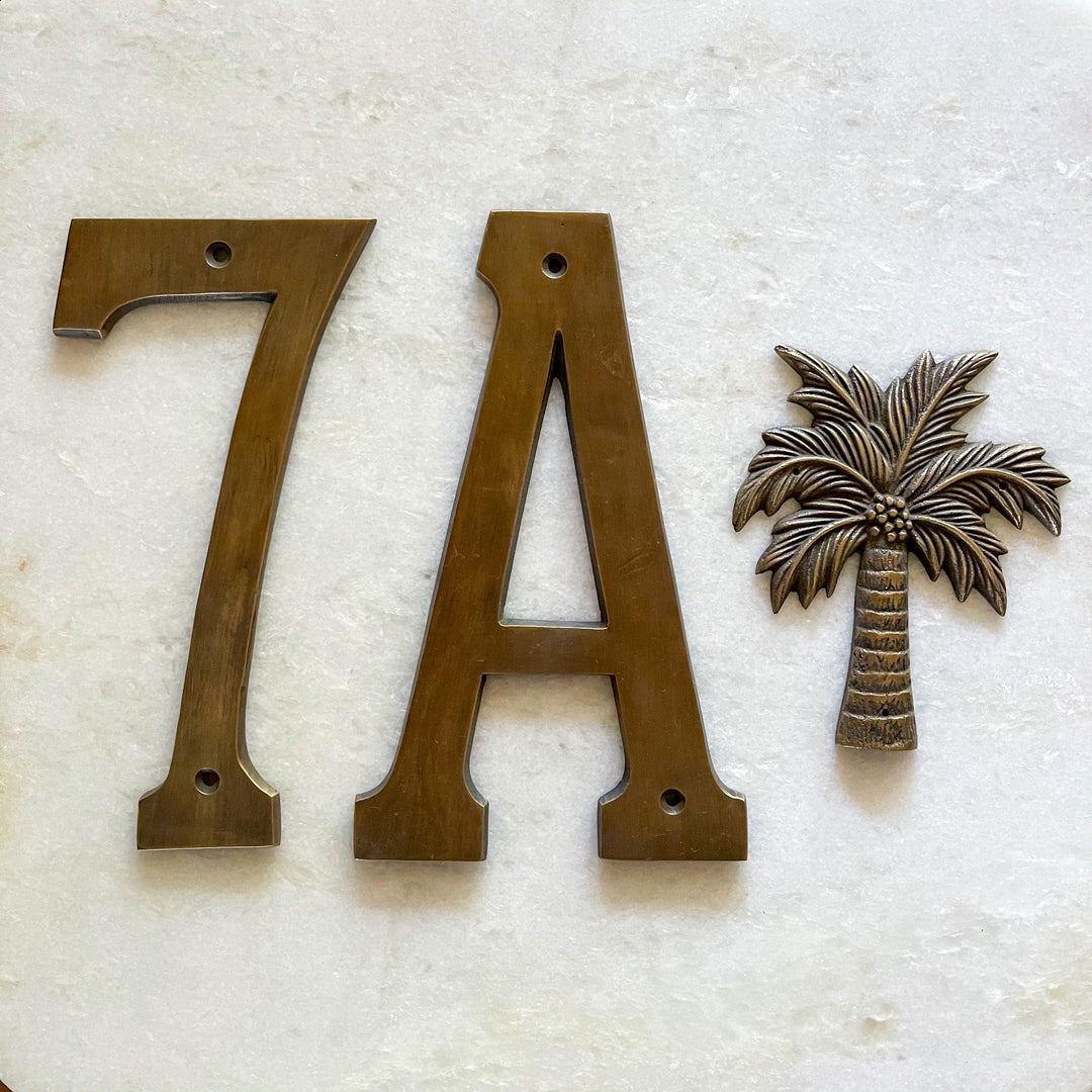 Luxe Brass House Numbers: Add a Touch of Elegance to Your Home