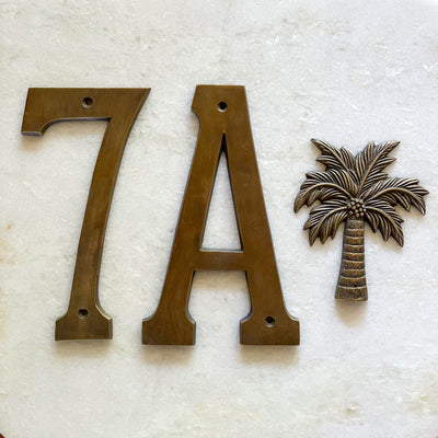 Luxe Brass House Numbers: Add a Touch of Elegance to Your Home