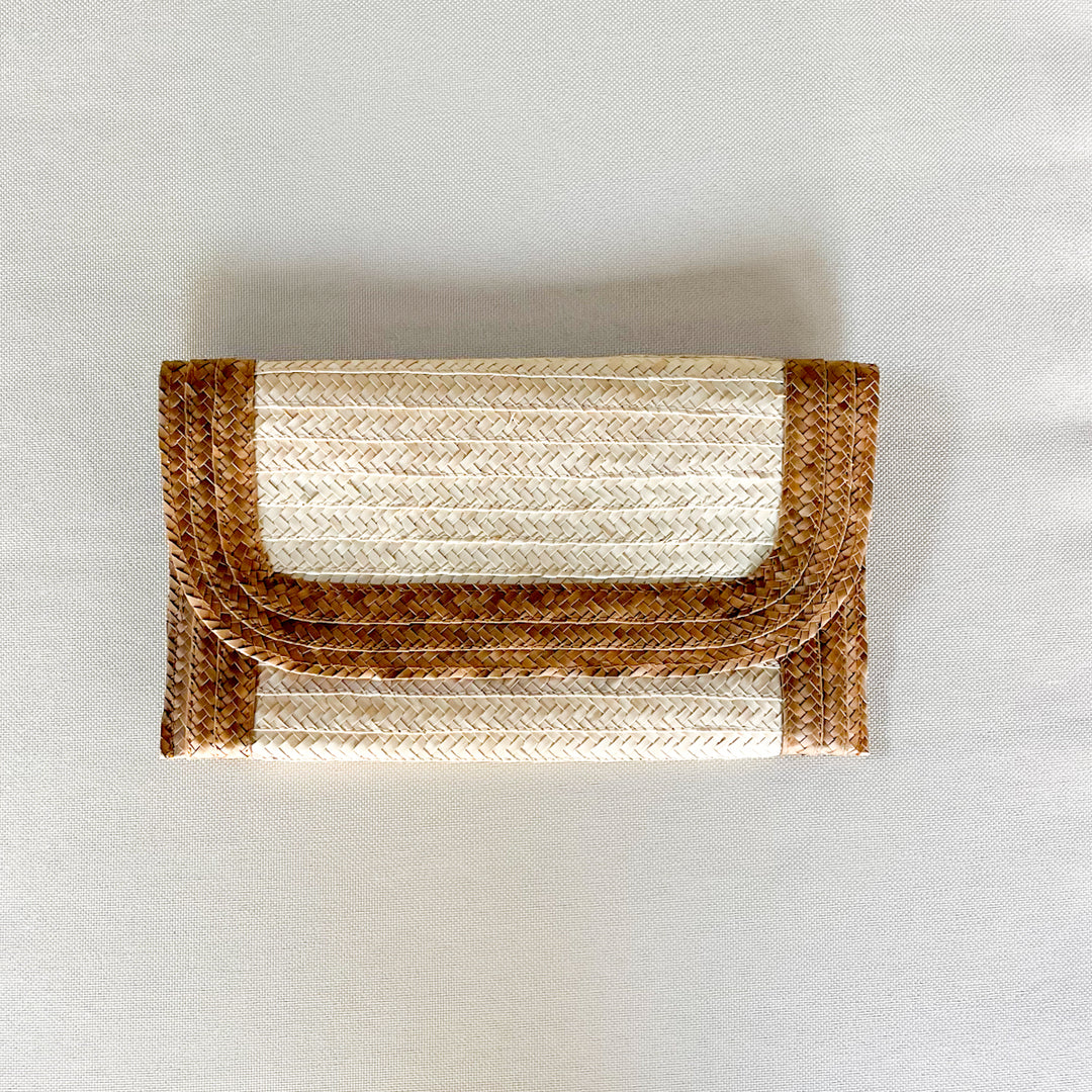 Collaroy Clutch in Brown: Ocean Luxe