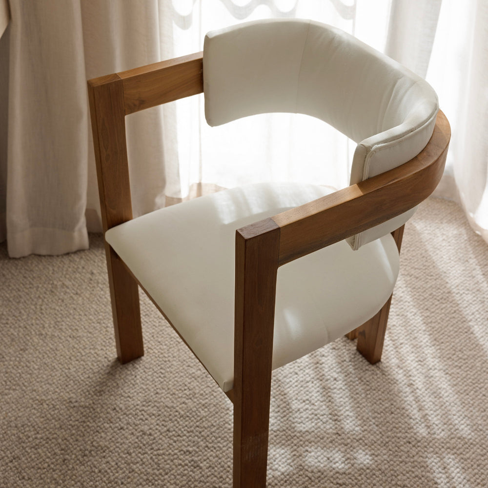 Florence teak occasional chair by Ocean Luxe