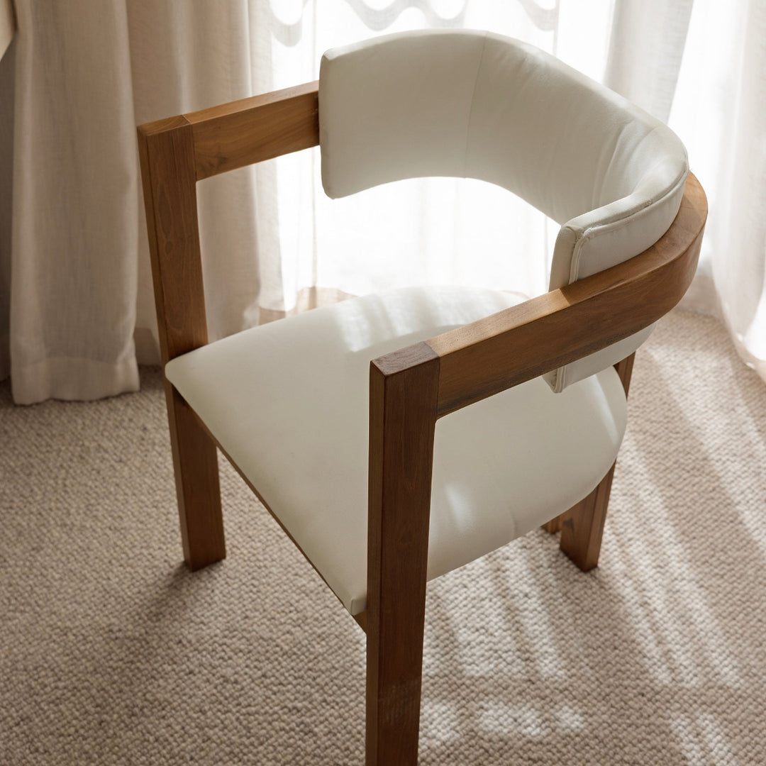 Florence teak occasional chair by Ocean Luxe