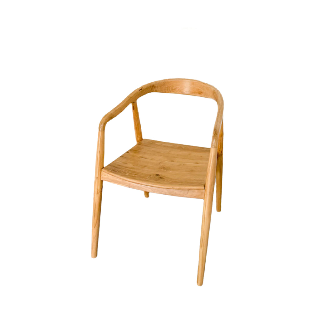 Olive Teak Dining Chair - Ocean Luxe