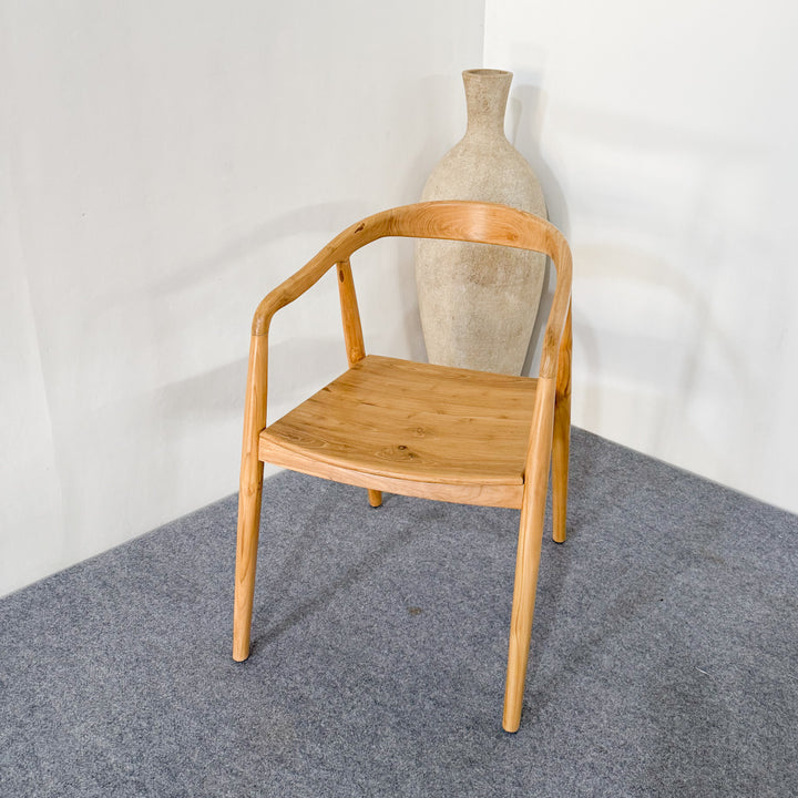 Olive Teak Dining Chair - Ocean Luxe