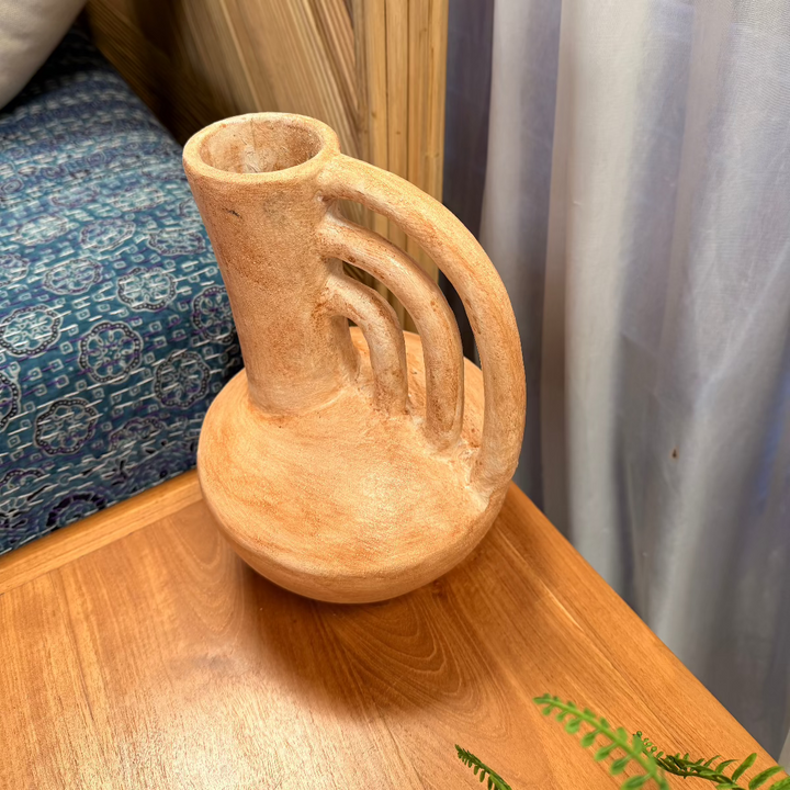 Violet Ceramic Vase top view by Ocean Luxe