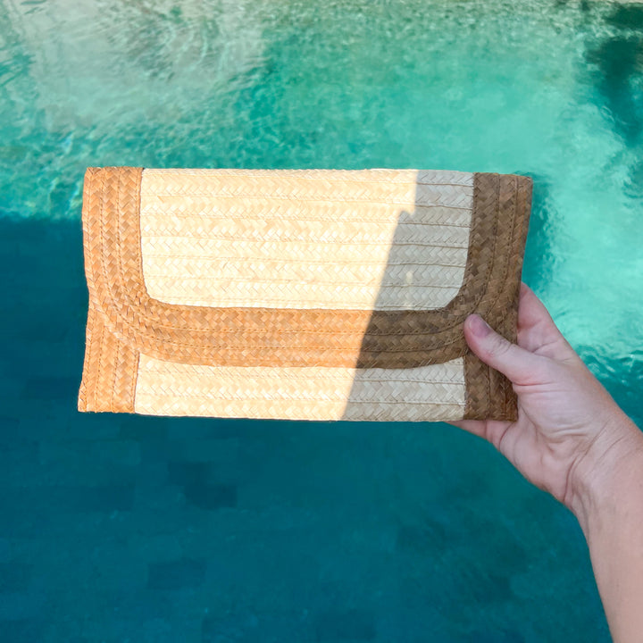 Collaroy Clutch in Brown: Ocean Luxe