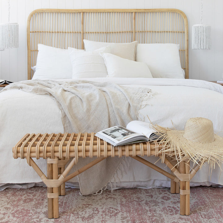 Barts bench in natural - Ocean Luxe