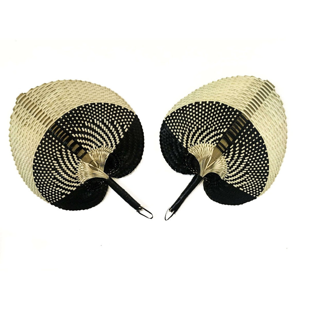 Black and White Fan by Ocean Luxe
