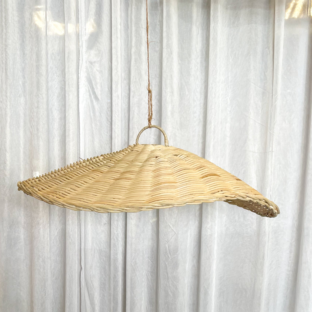 Casuarina rattan pendant light by Ocean Luxe