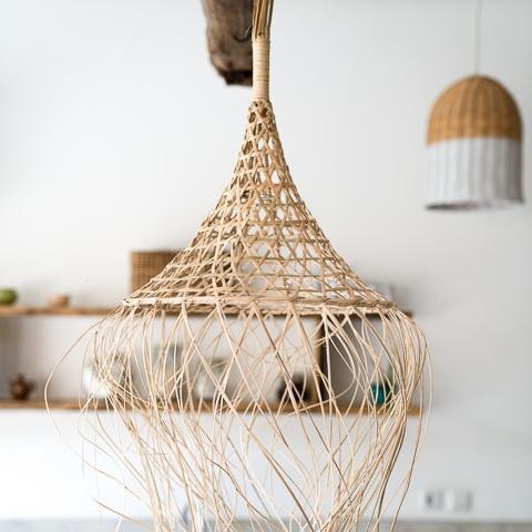 The Sydney Rattan Pendant Light - Ocean Luxe