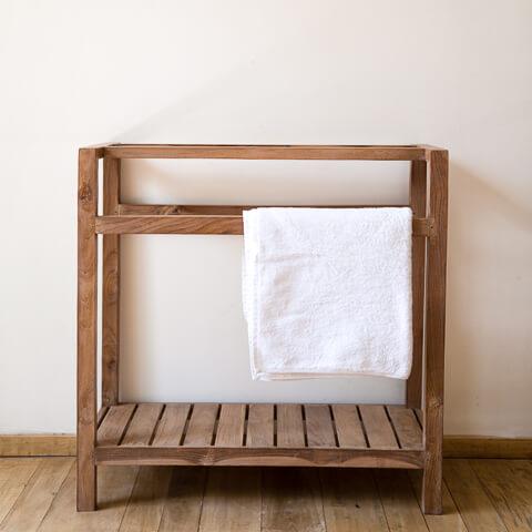 Teak Towel Rack:Ocean Luxe