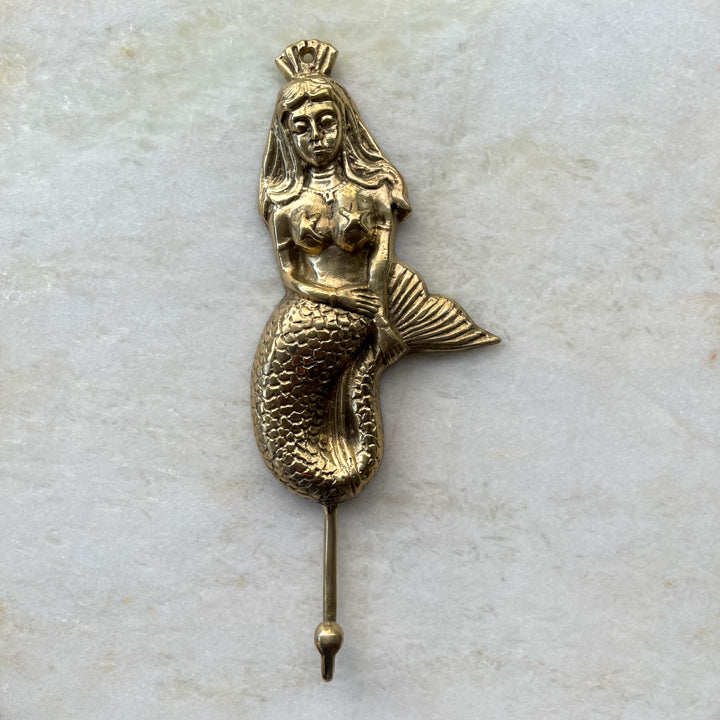 Mermaid Brass Hook