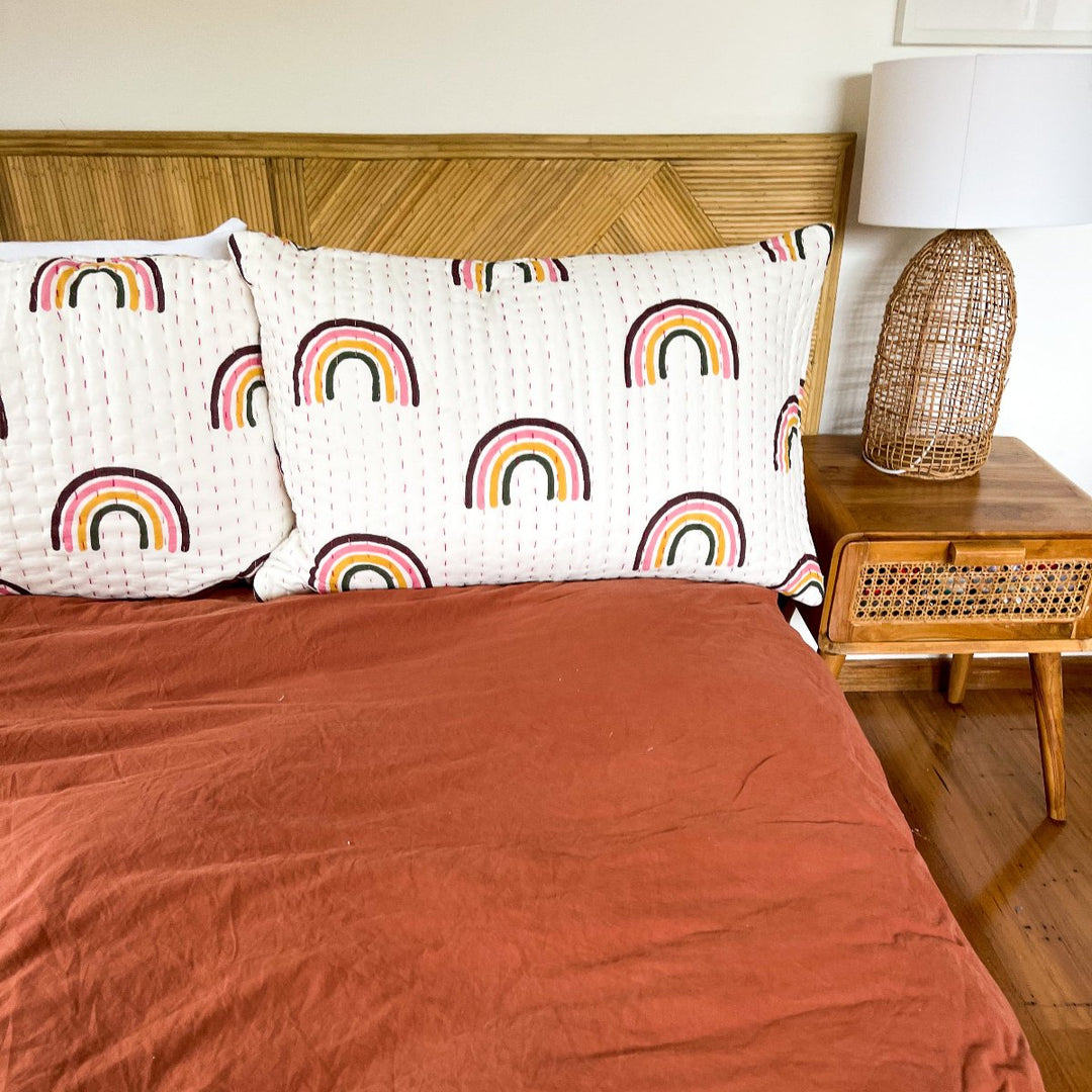Rainbow pillowcase: Ocean Luxe