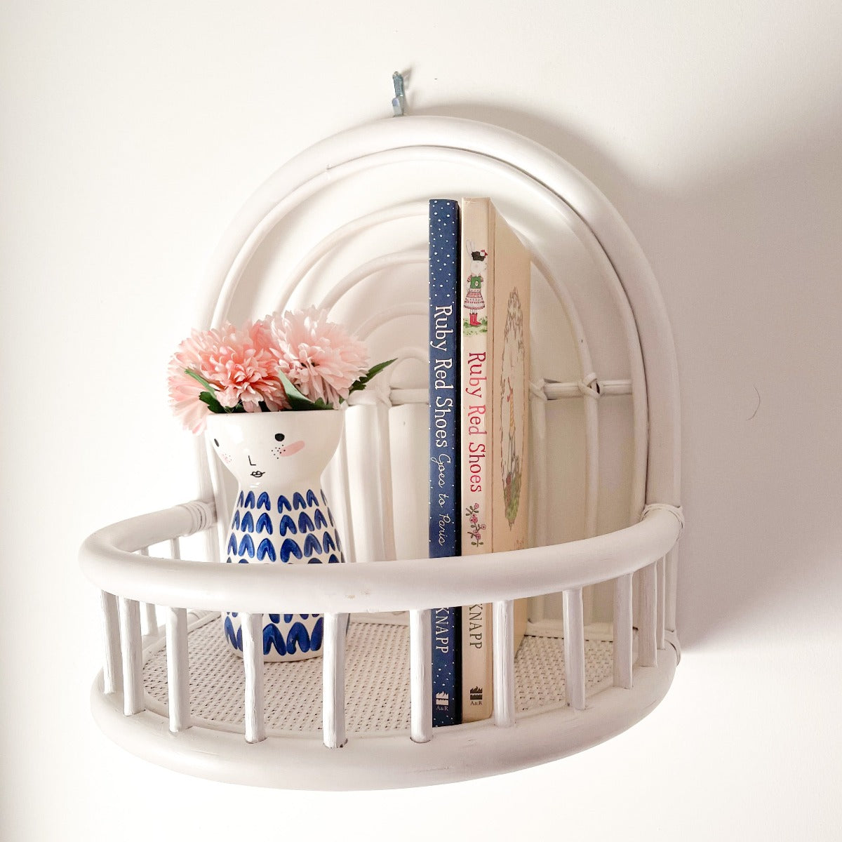 Rainbow Rattan Shelf - Ocean Luxe