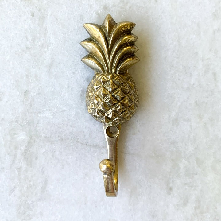 small gold pineapple hook: Ocean Luxe