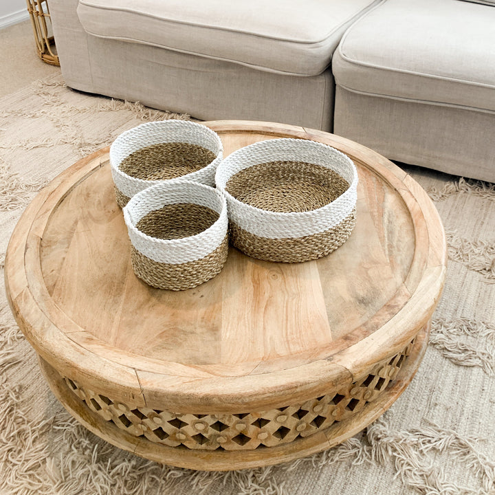 Broome Basket Set of Three - Ocean Luxe