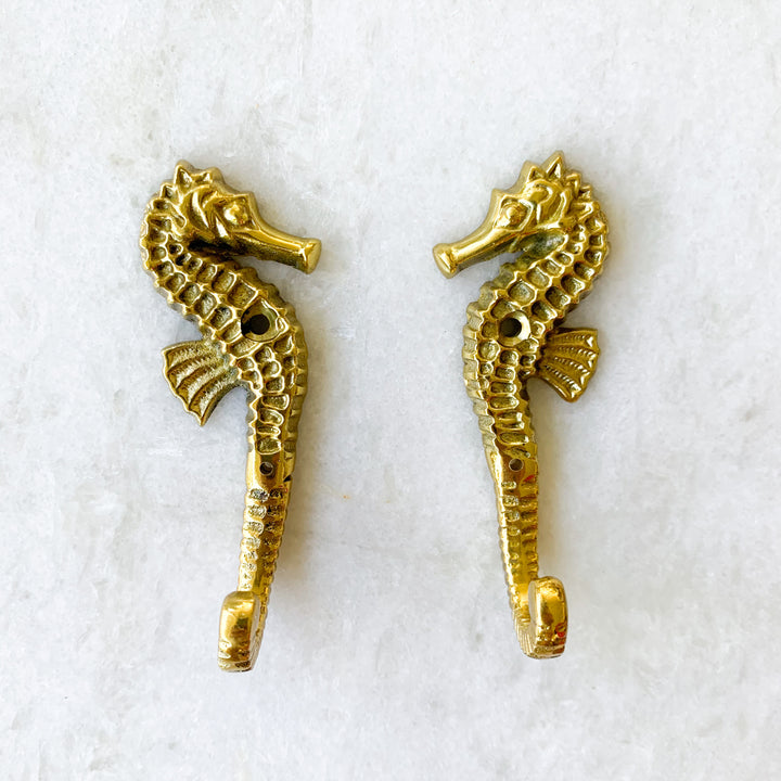 Seahorse Hooks:Ocean Luxe