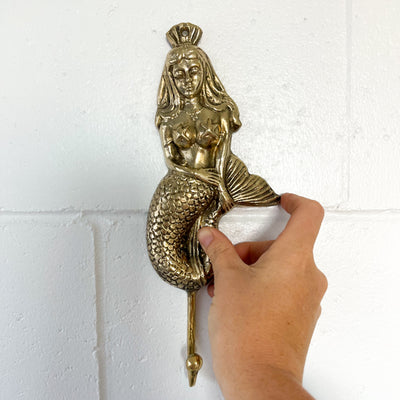 Mermaid Brass Hook