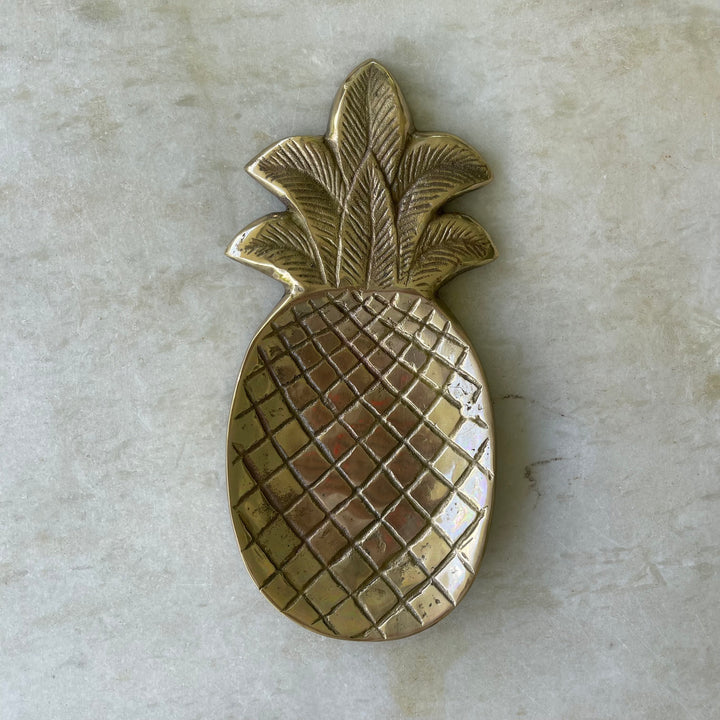 Pineapple Brass Trinket Tray