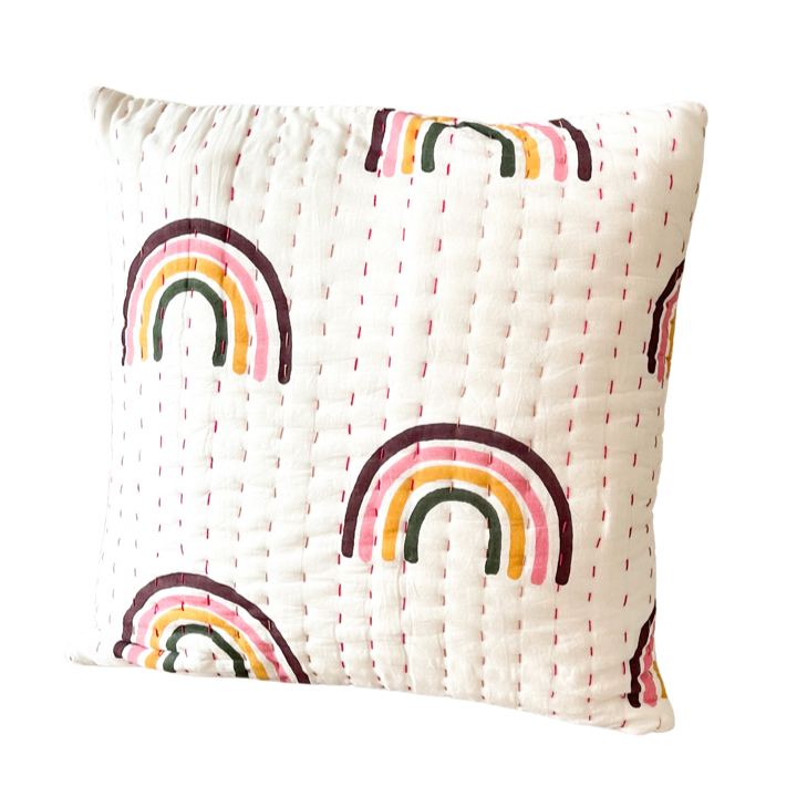 Rainbow cushion: Oean Luxe