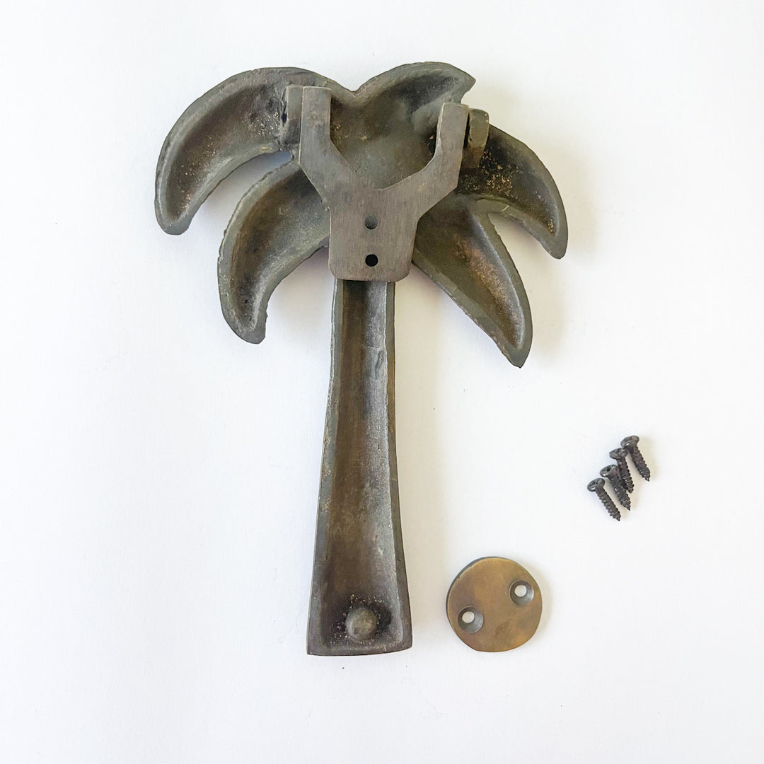 Palm Tree Brass Door Knocker