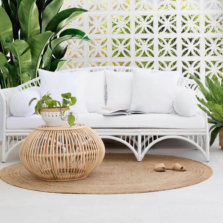 Carols rattan coffee table: Ocean Luxe