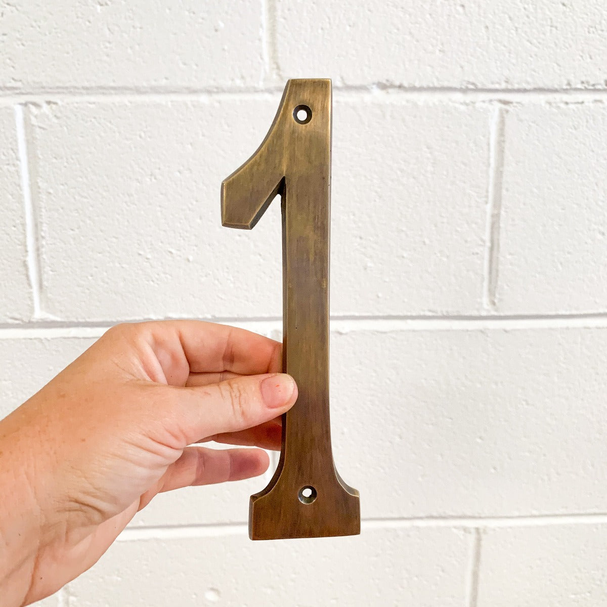 Large Brass House Number by Ocean Luxe