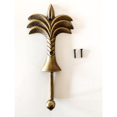 Ocean Luxe:Palm Tree Brass Hook