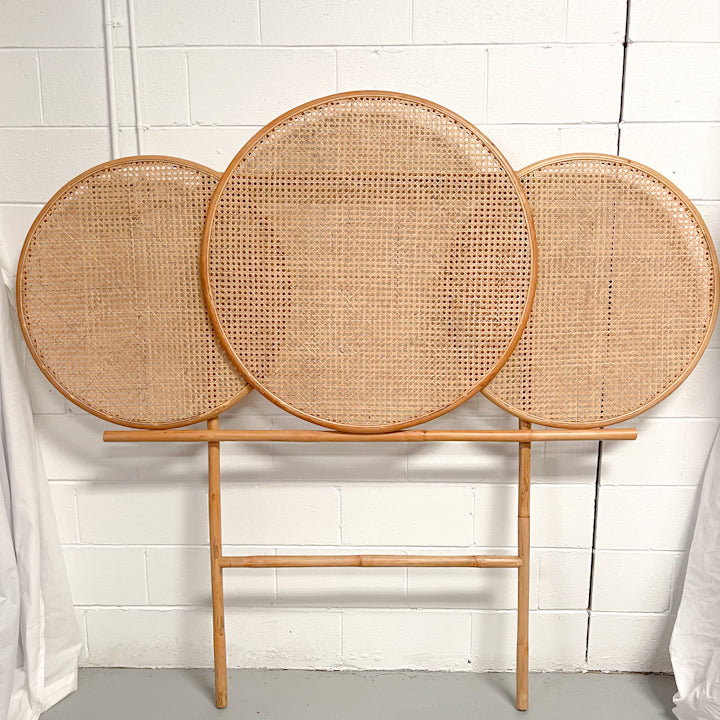 Flora Rattan Bedhead